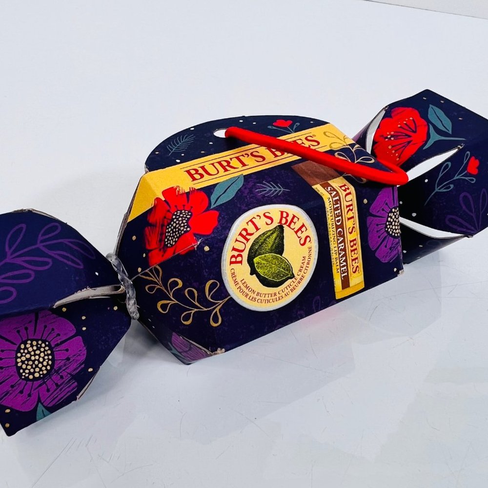 Burts Bees Salted Caramel Lip Balm Lemon Butter Cuticle Cream Combo Set - Picture 5 of 7